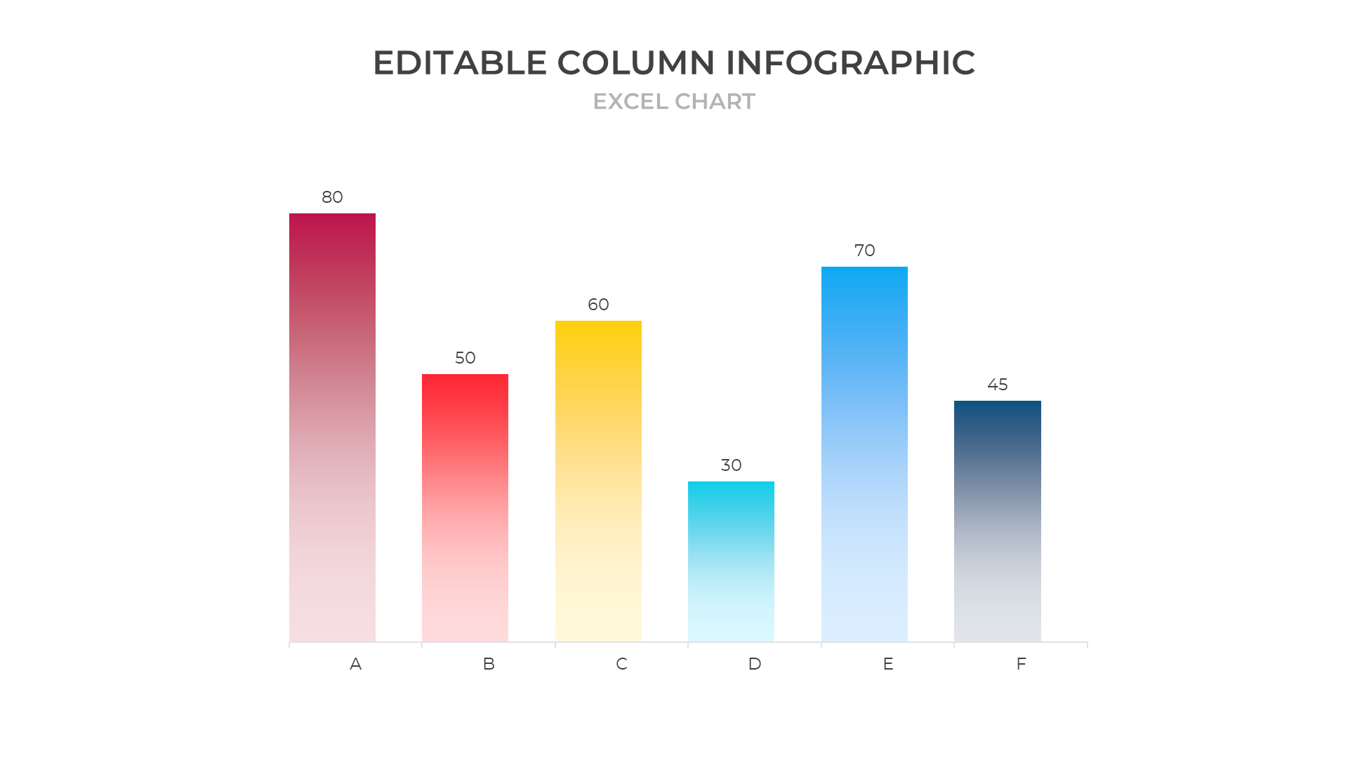 Excel Data Charts [light] slide 4